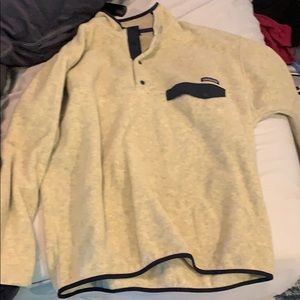 Patagonia cream/navy pullover size XL